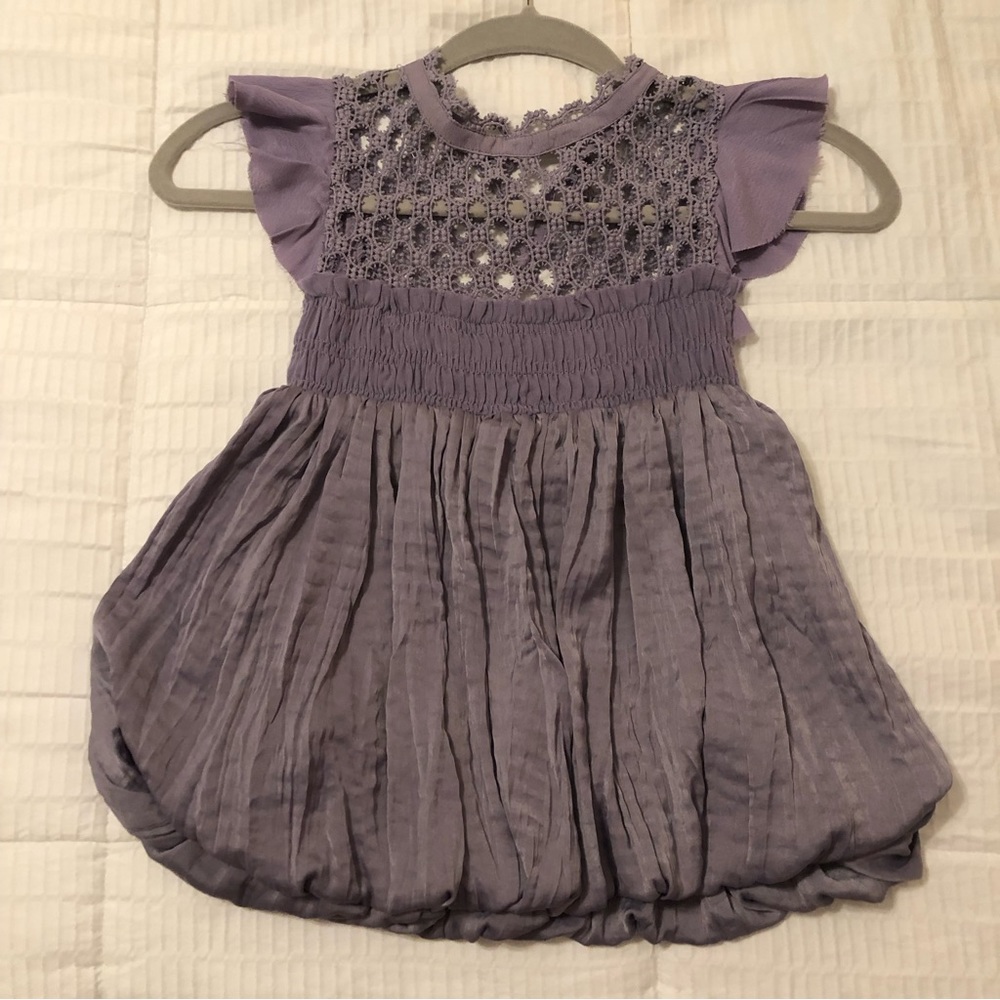 Free people lavender peplum gorgeous top